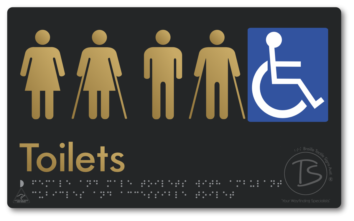 Unisex Accessible Toilet and Ambulant Toilet