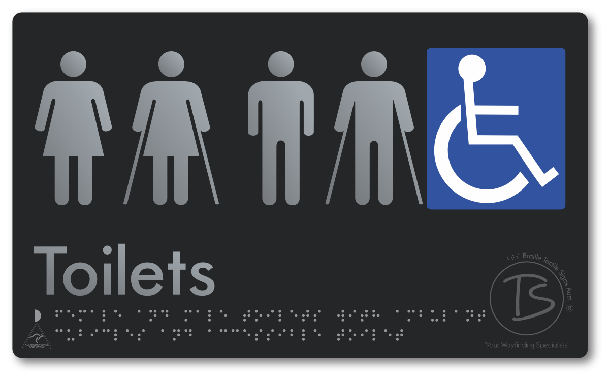 Unisex Accessible Toilet and Ambulant Toilet