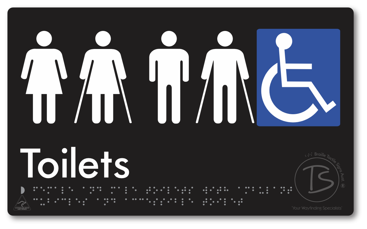 Unisex Accessible Toilet and Ambulant Toilet