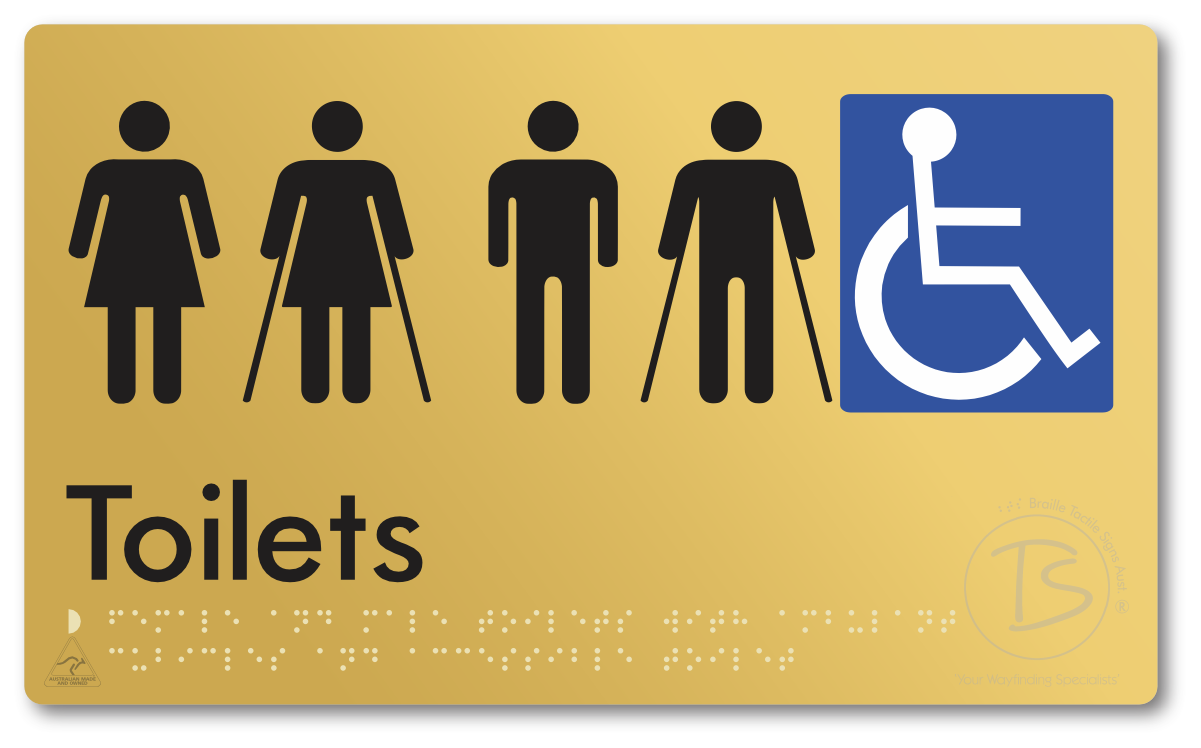 Unisex Accessible Toilet and Ambulant Toilet