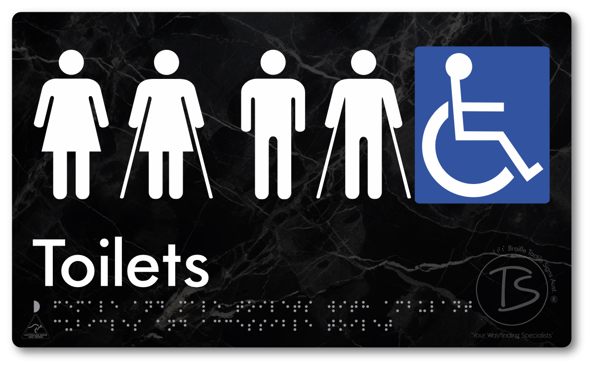 Unisex Accessible Toilet and Ambulant Toilet