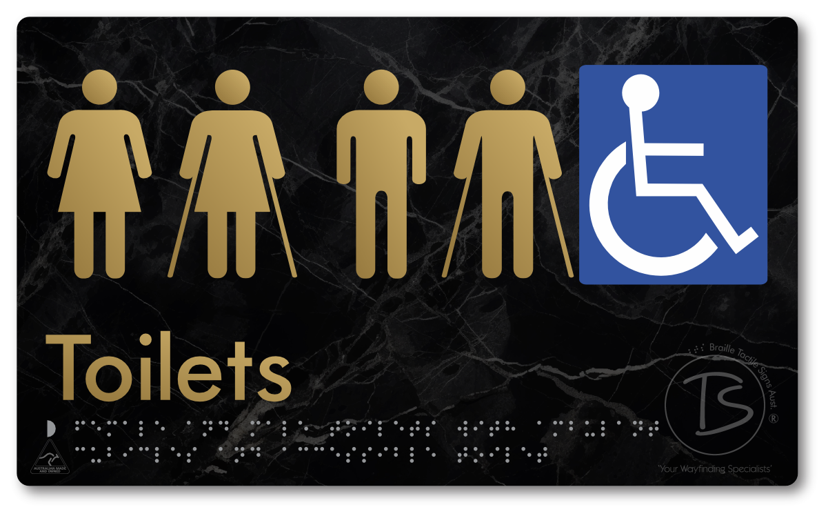 Unisex Accessible Toilet and Ambulant Toilet