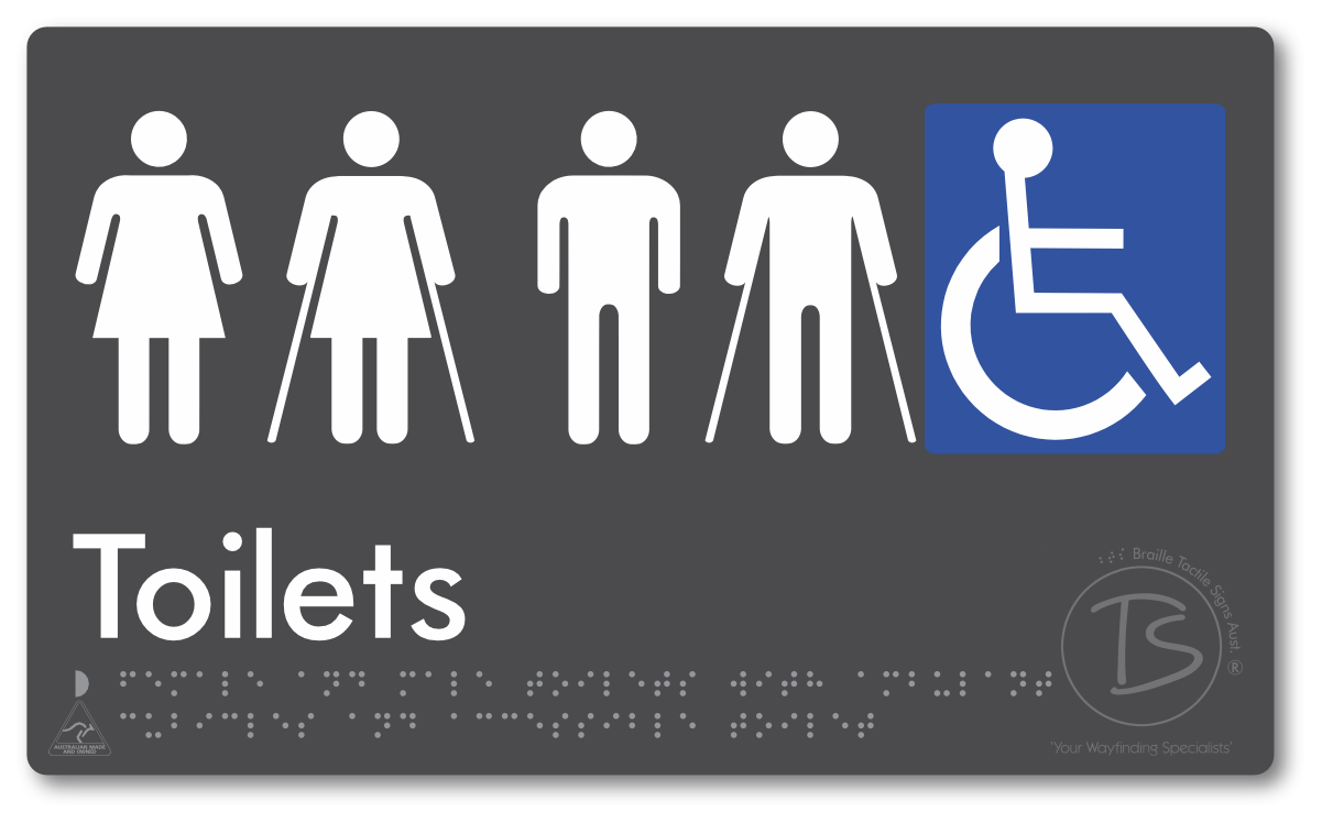 Unisex Accessible Toilet and Ambulant Toilet