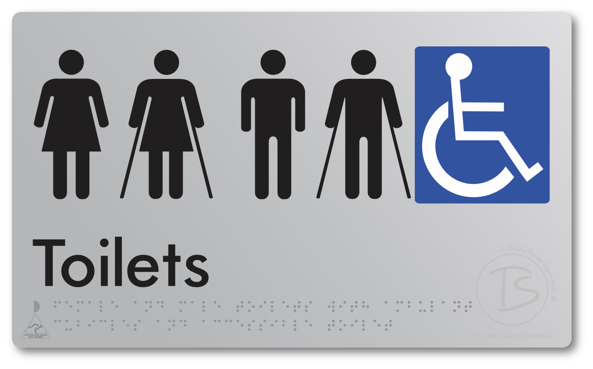 Unisex Accessible Toilet and Ambulant Toilet