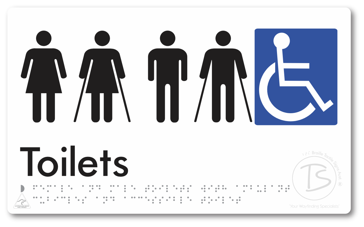 Unisex Accessible Toilet and Ambulant Toilet