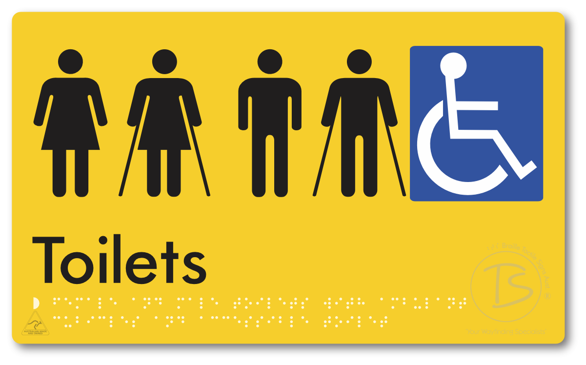 Unisex Accessible Toilet and Ambulant Toilet