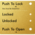 Push to Lock Plate