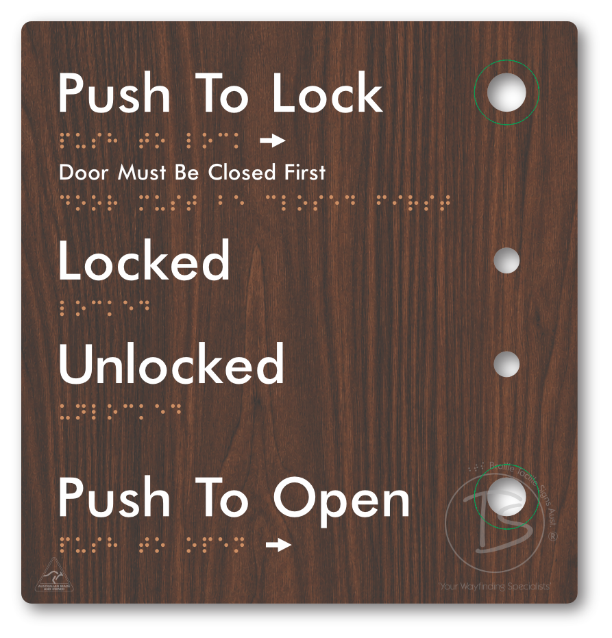 Push to Lock Plate