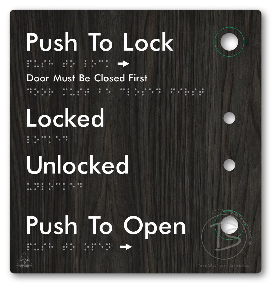 Push to Lock Plate
