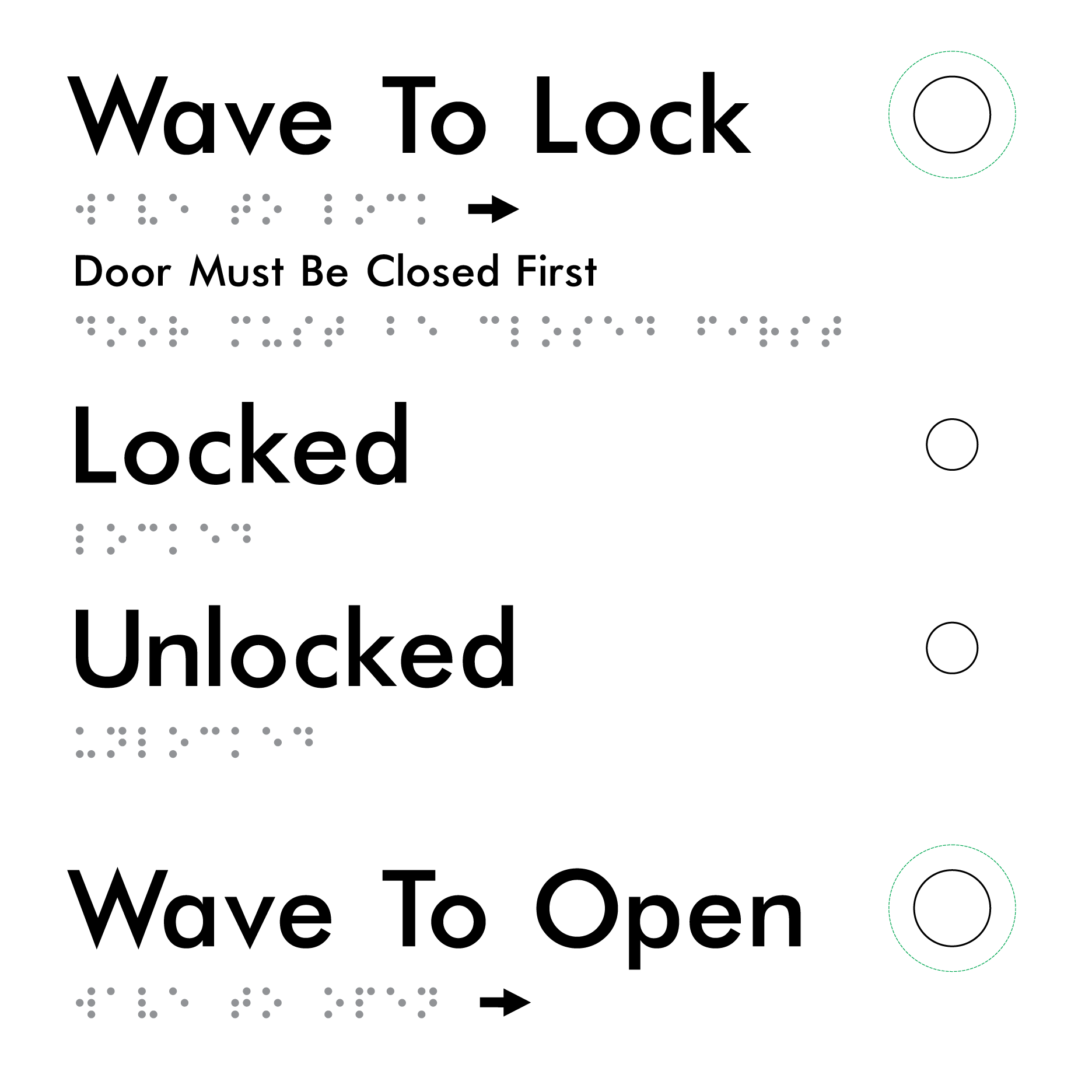 Wave to Lock Plate