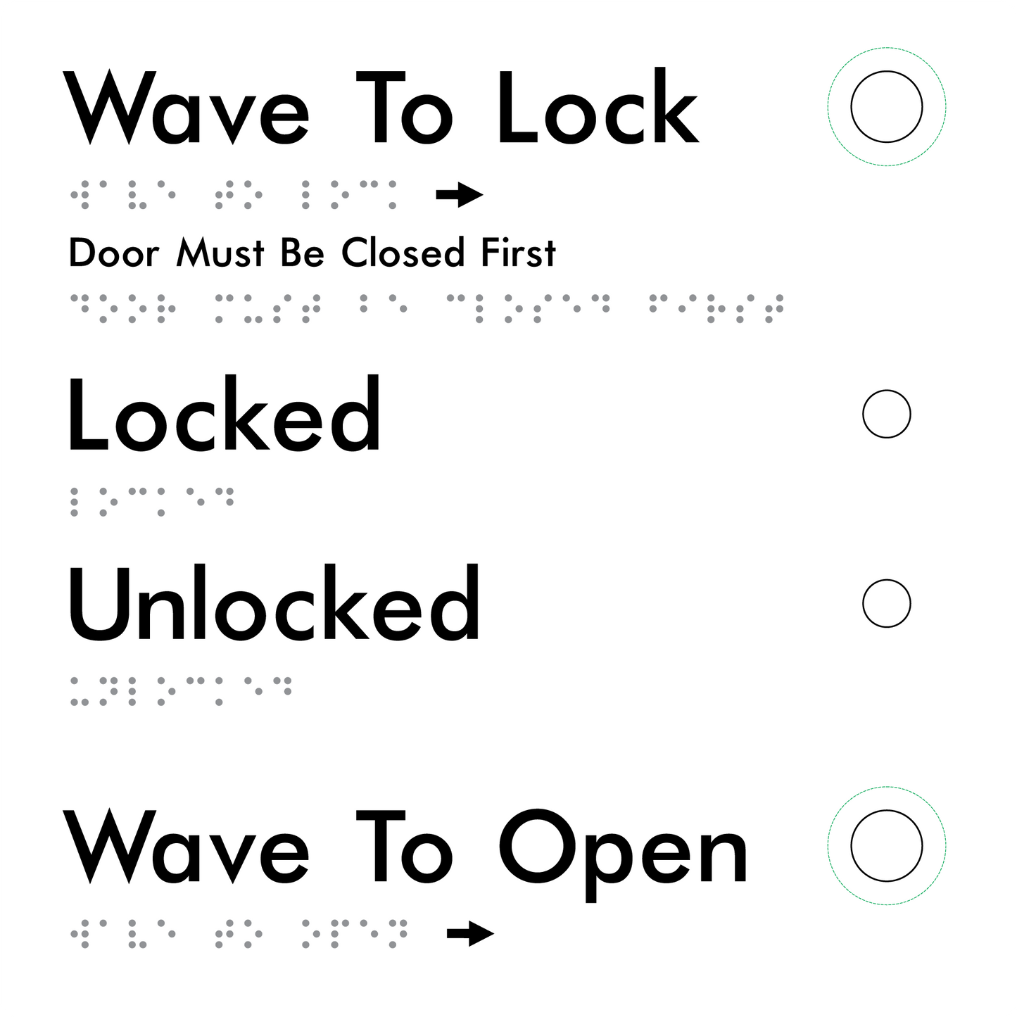 Wave to Lock Plate