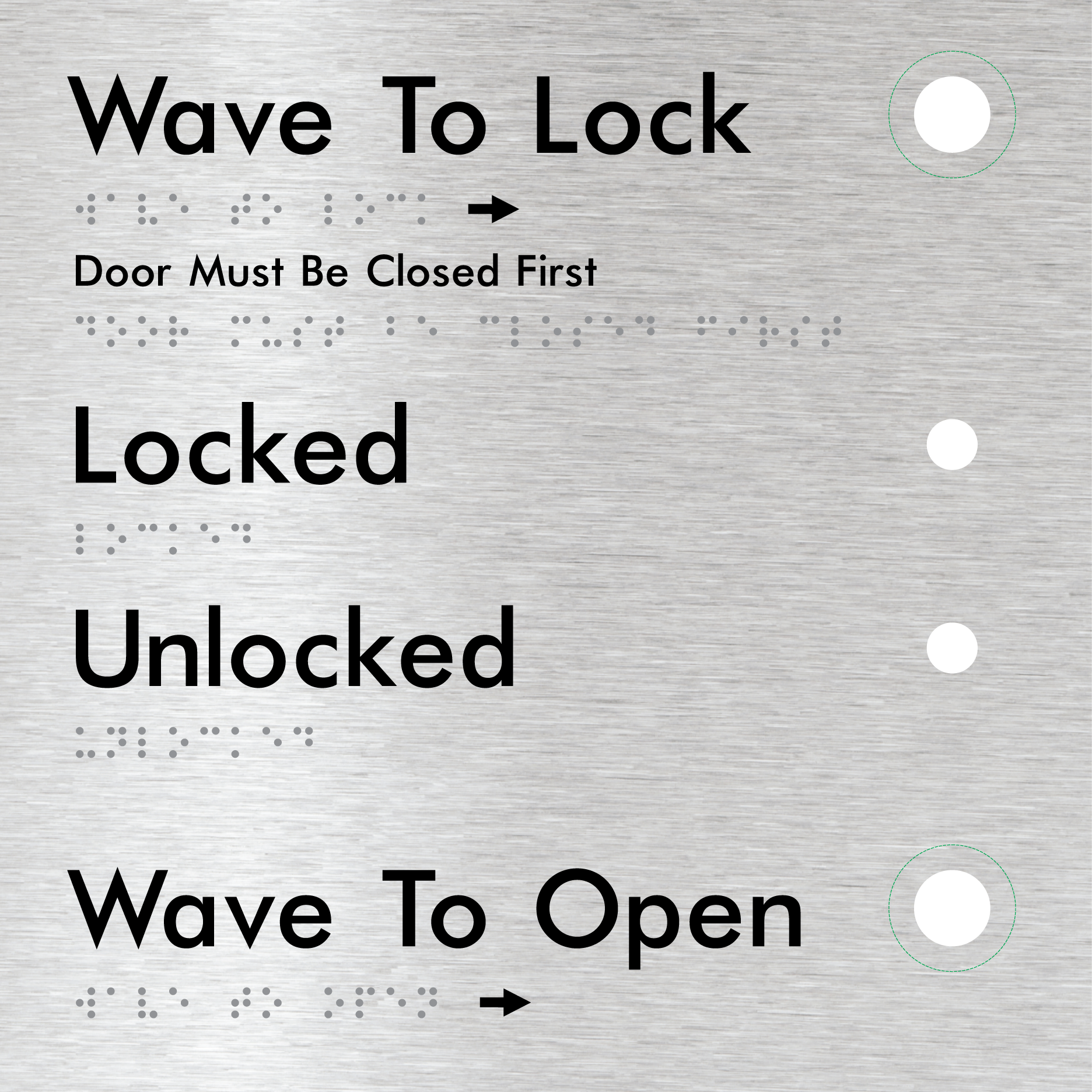 Wave to Lock Plate
