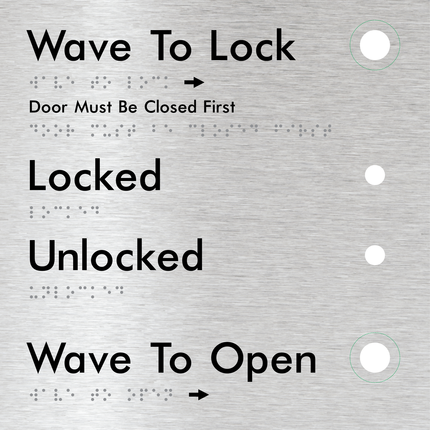 Wave to Lock Plate