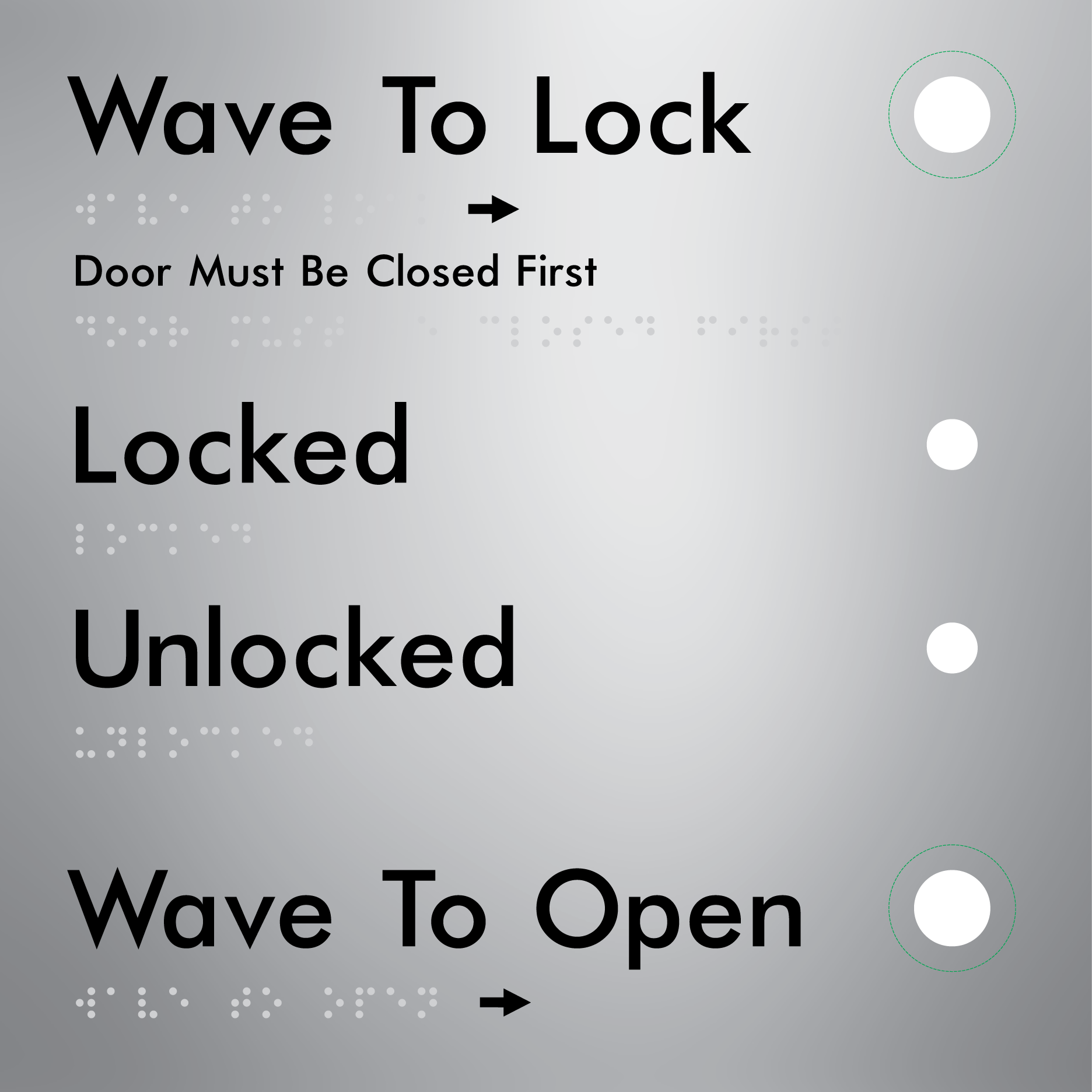 Wave to Lock Plate