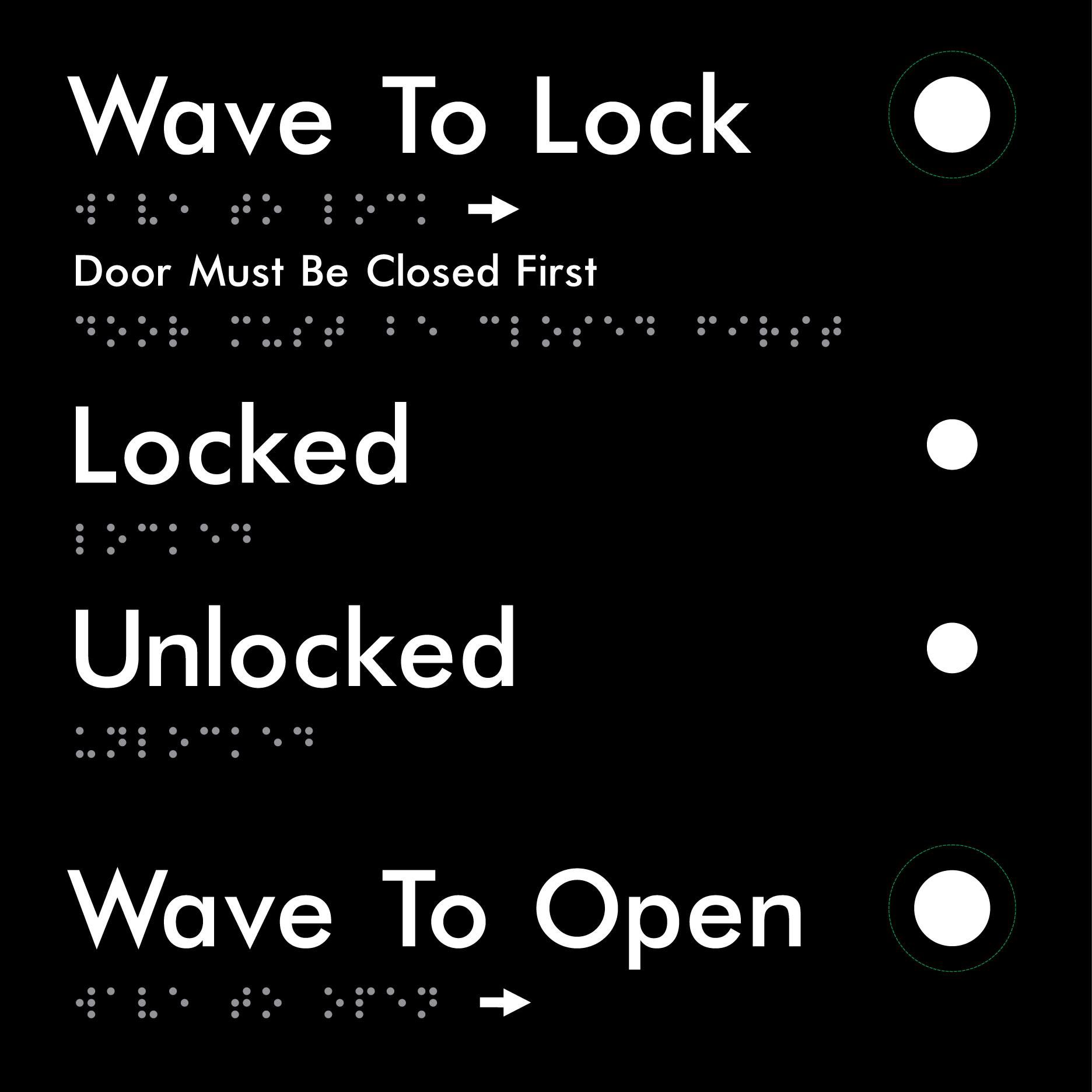 Wave to Lock Plate