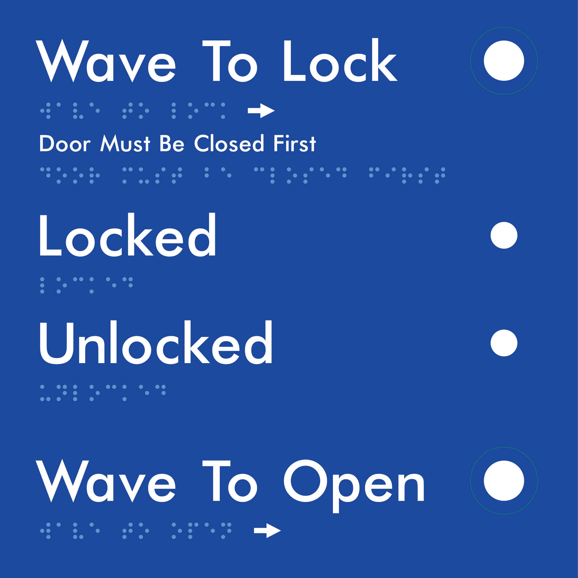 Wave to Lock Plate