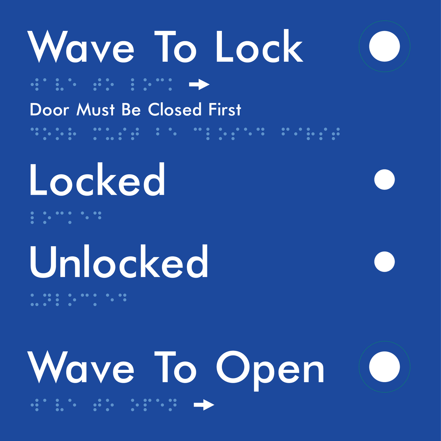 Wave to Lock Plate
