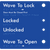 Wave to Lock Plate