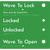 Wave to Lock Plate