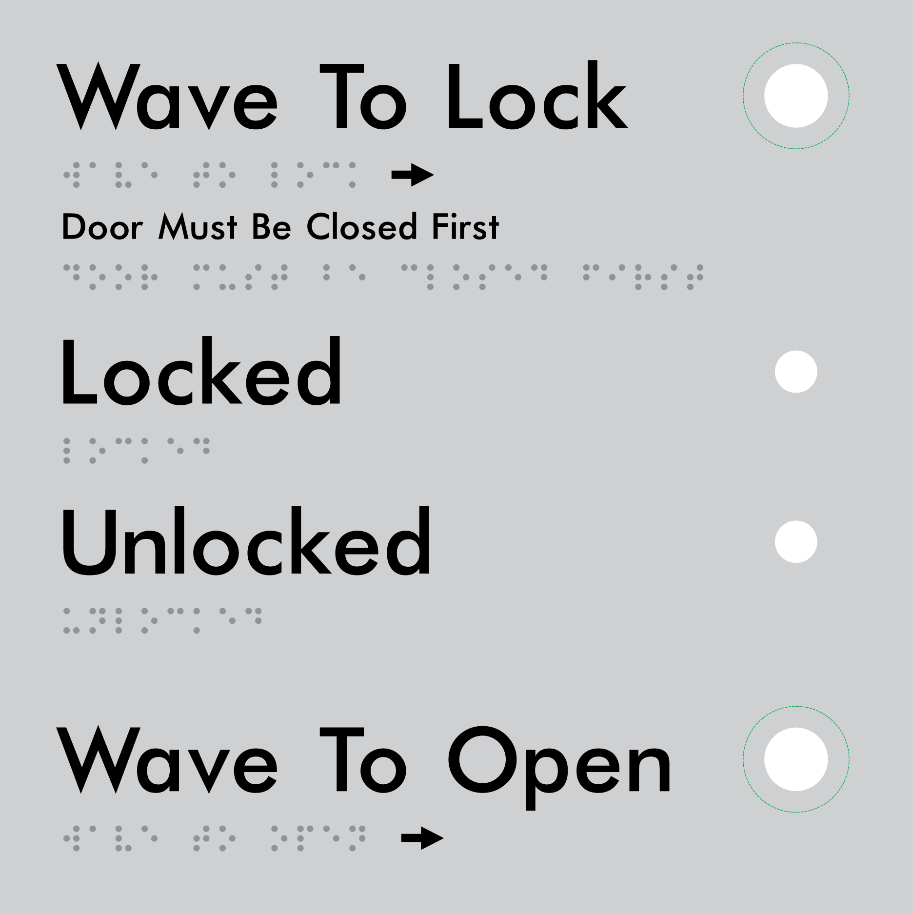 Wave to Lock Plate