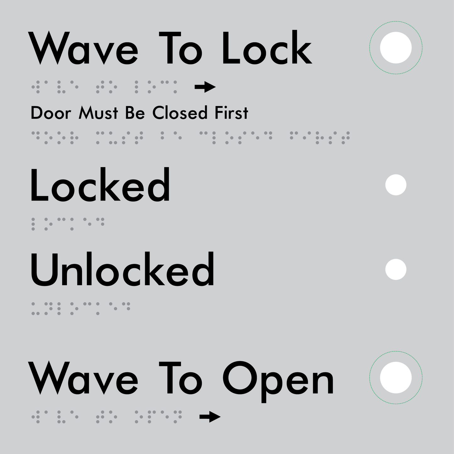 Wave to Lock Plate