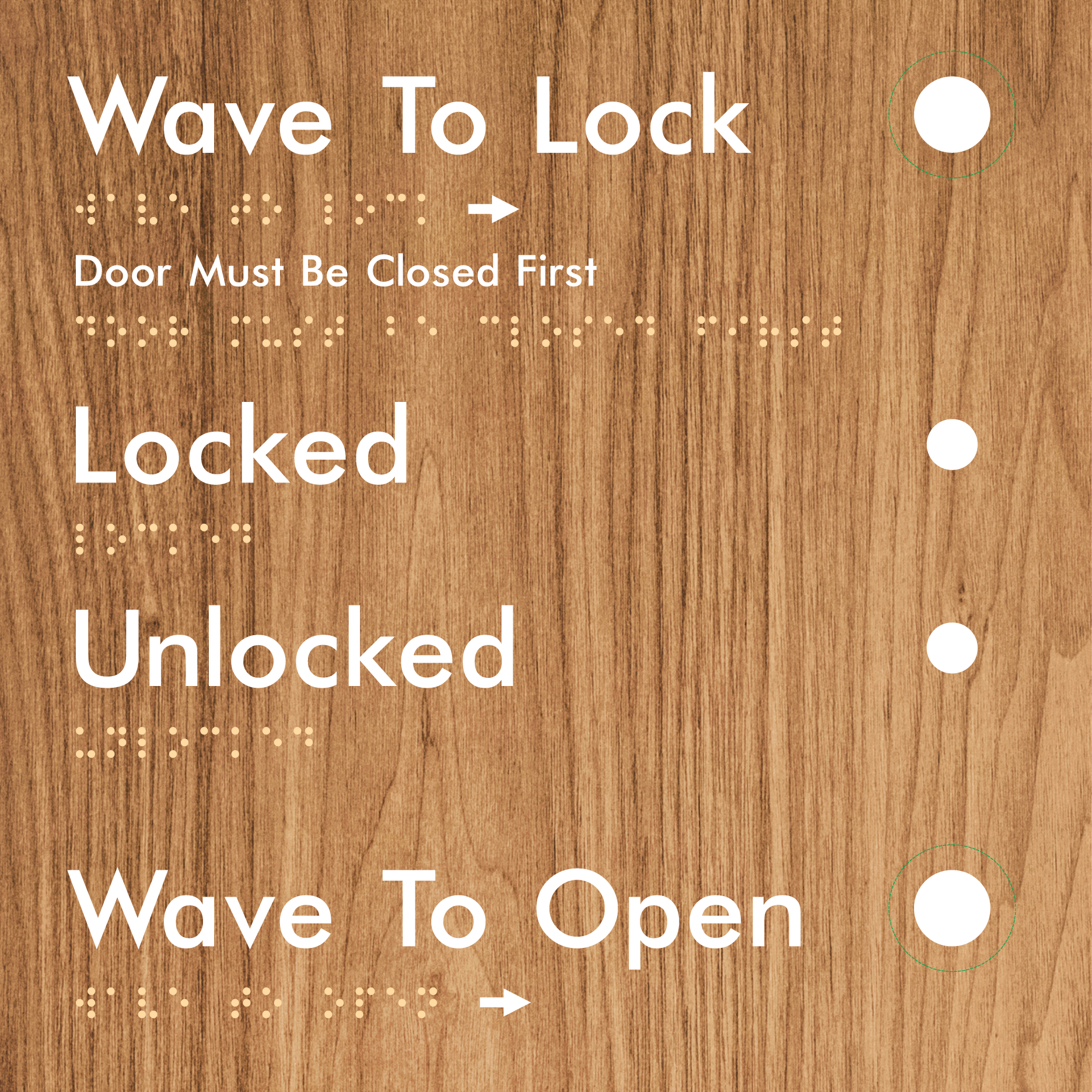Wave to Lock Plate
