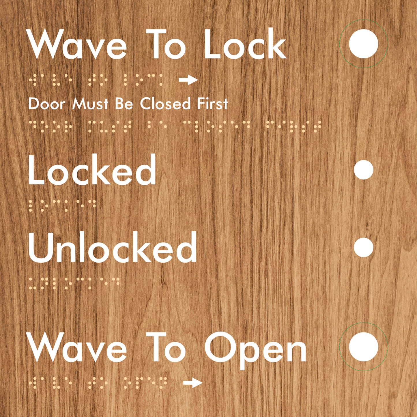 Wave to Lock Plate