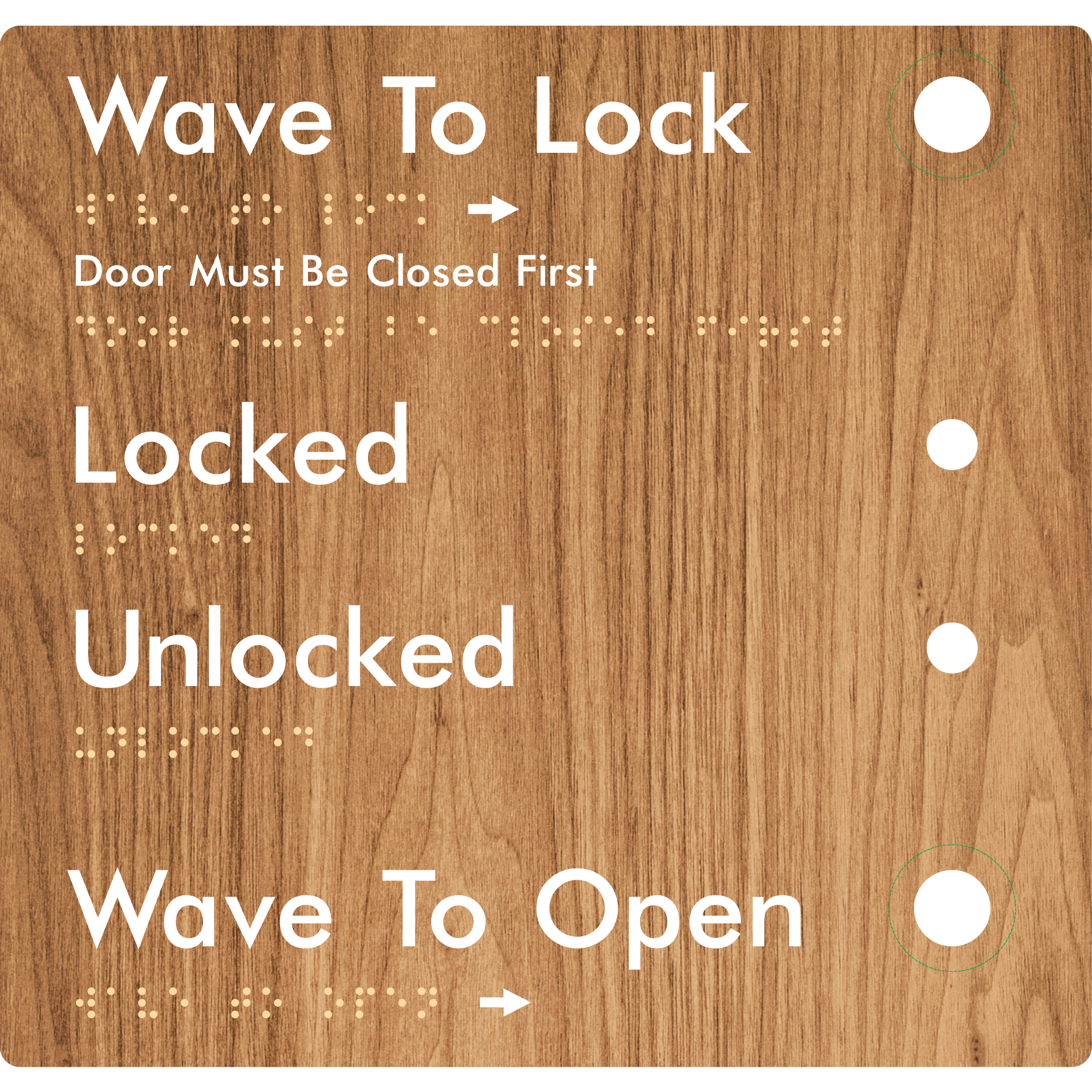 Wave to Lock Plate
