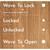 Wave to Lock Plate