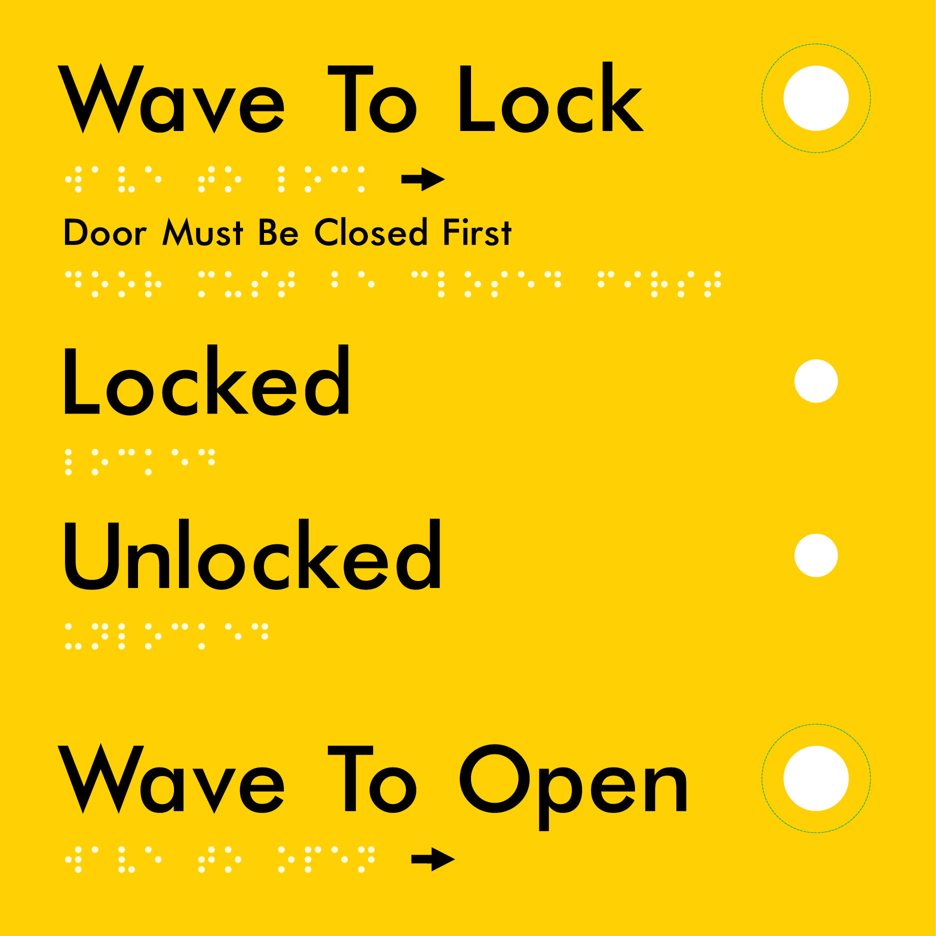 Wave to Lock Plate
