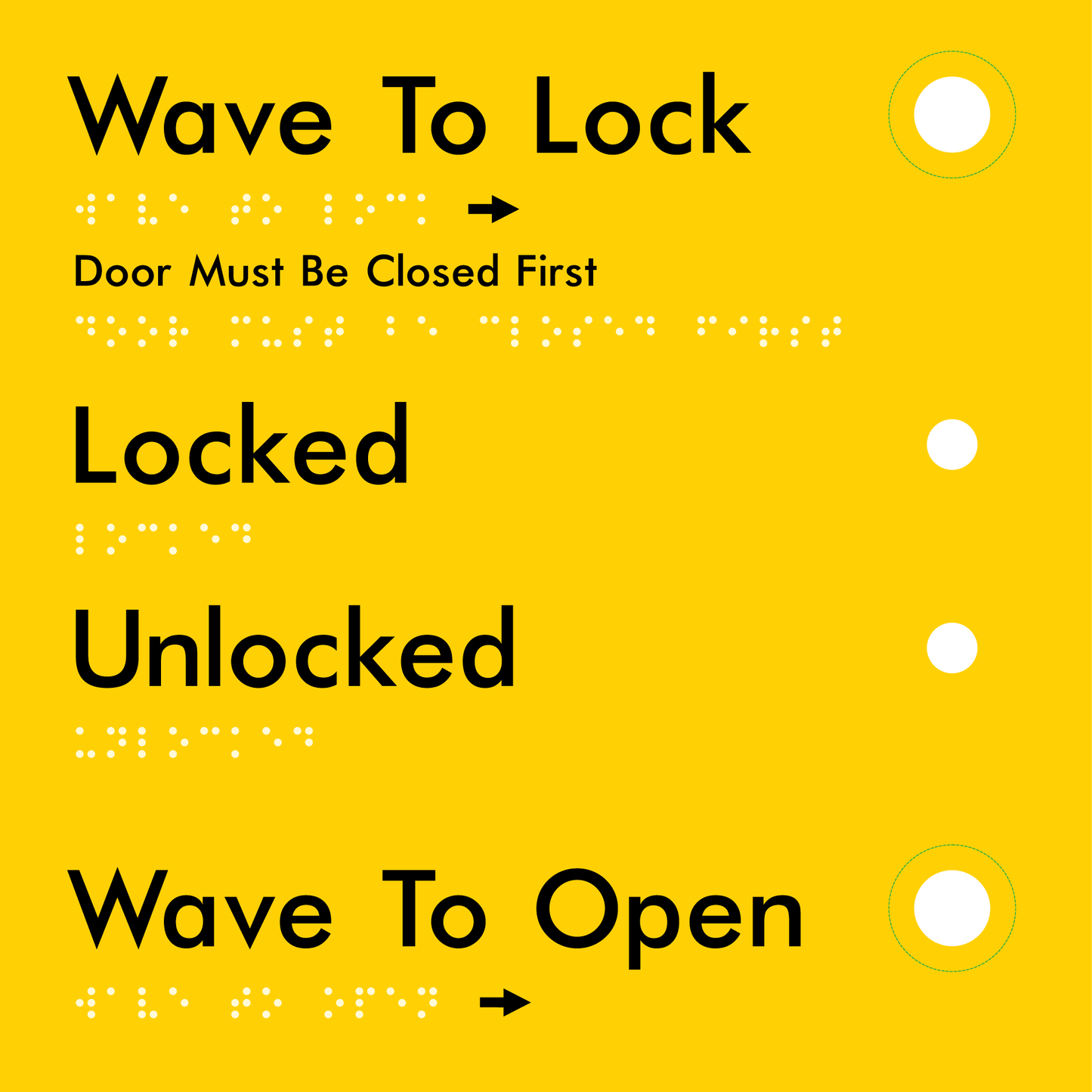 Wave to Lock Plate