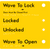 Wave to Lock Plate