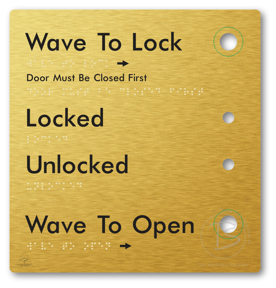 Wave to Lock Plate