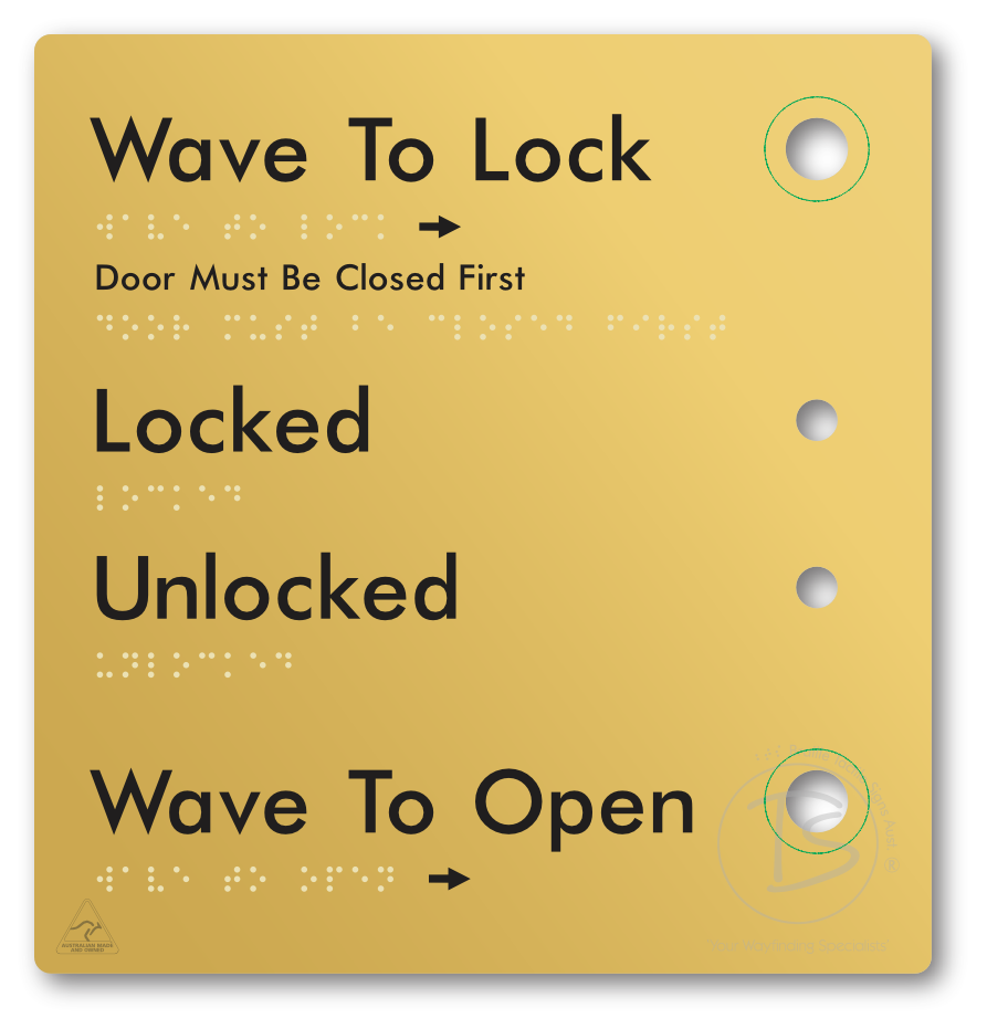 Wave to Lock Plate
