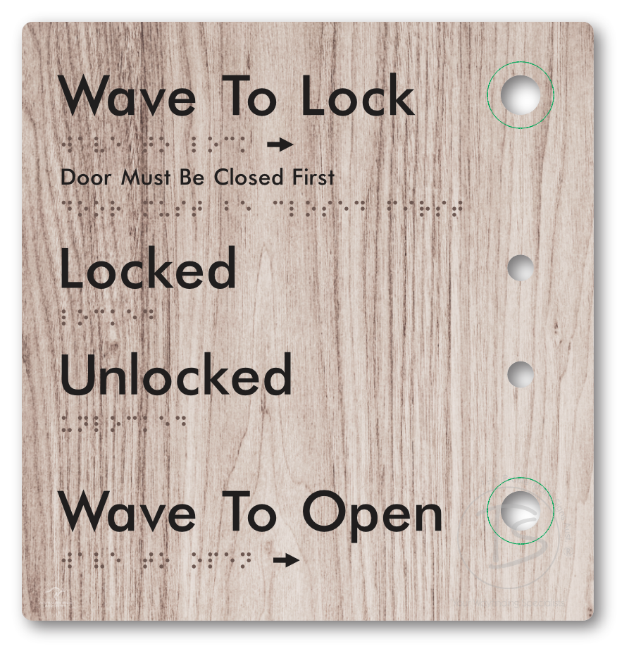 Wave to Lock Plate