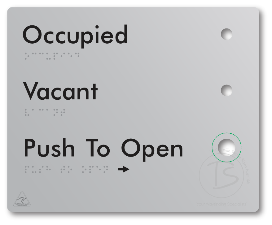 Push to Open Plate