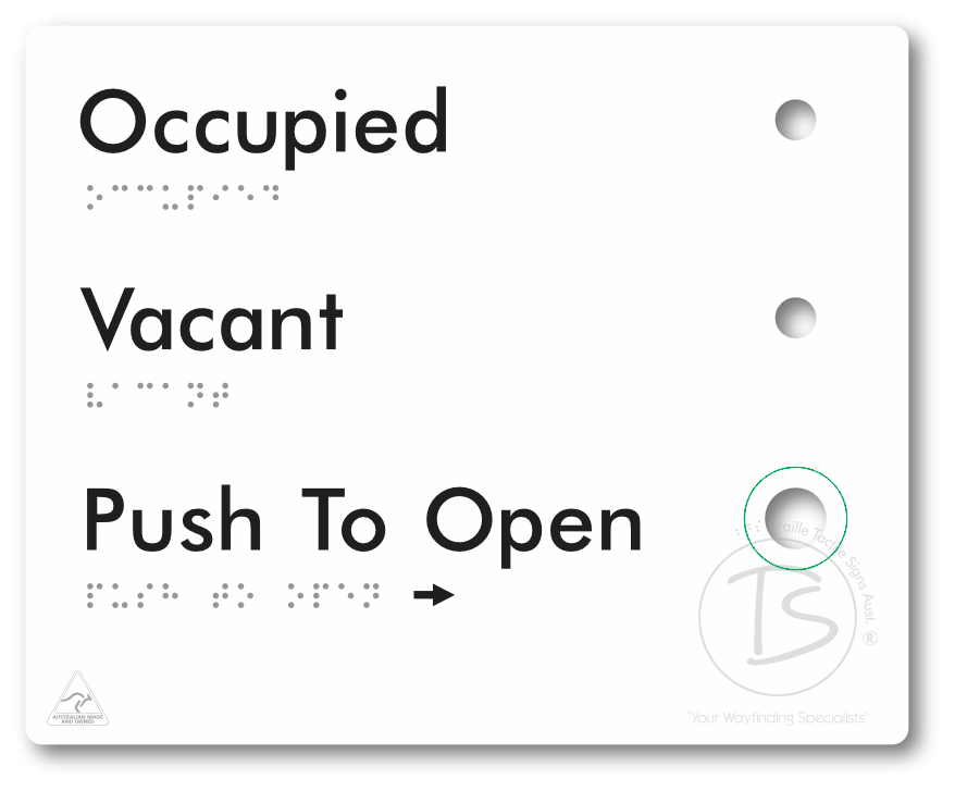 Push to Open Plate