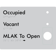 MLAK to Open Plate - Braille Tactile Signs Aust.
