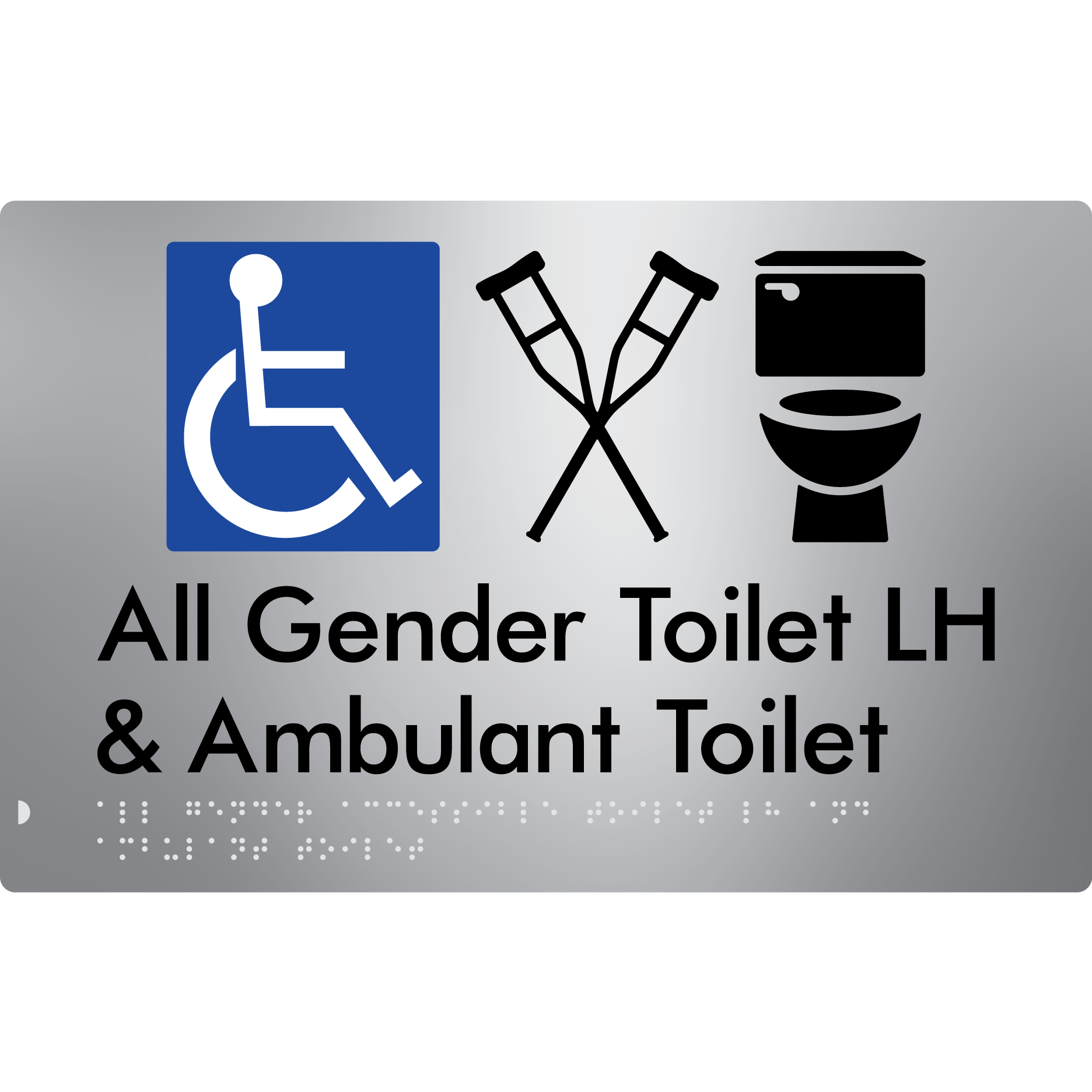 All Gender Accessible Toilet LH or RH & Ambulant Toilet