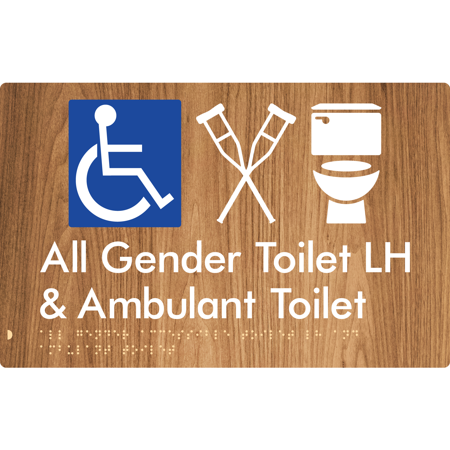 All Gender Accessible Toilet LH or RH & Ambulant Toilet