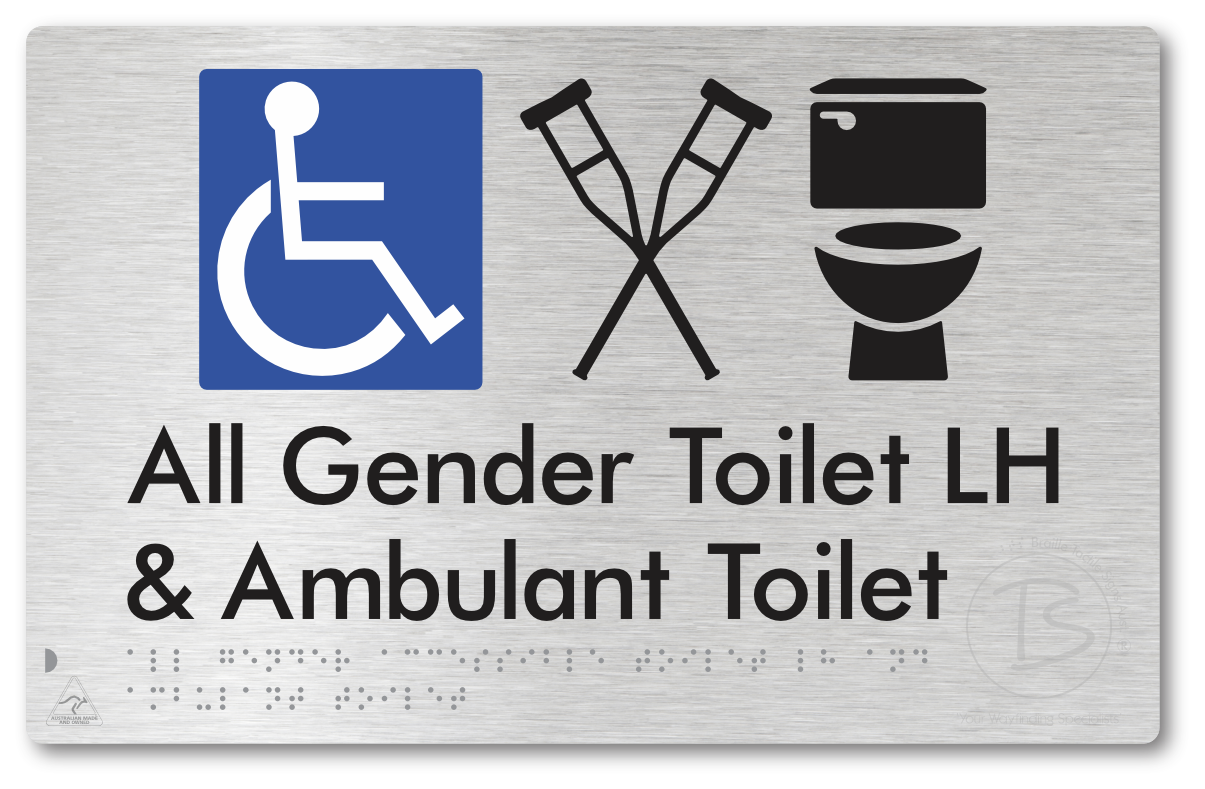 All Gender Accessible Toilet LH or RH & Ambulant Toilet