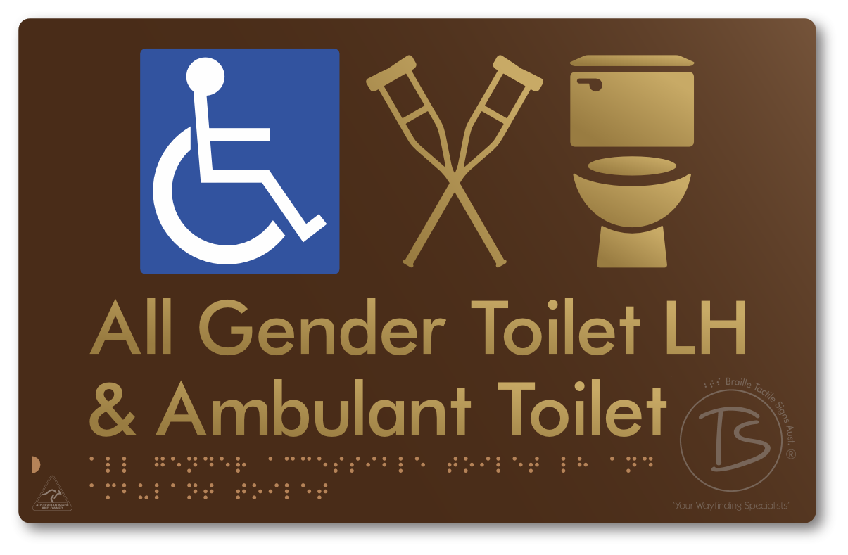 All Gender Accessible Toilet LH or RH & Ambulant Toilet