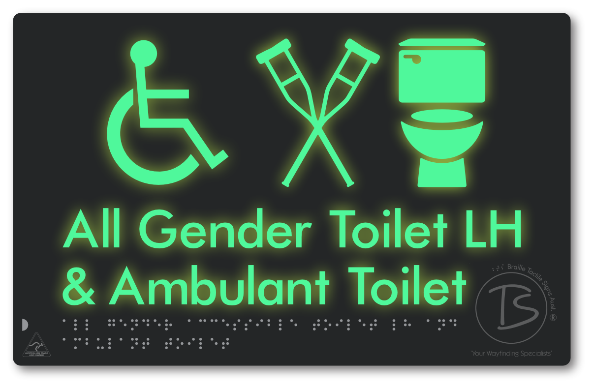 All Gender Accessible Toilet LH or RH & Ambulant Toilet