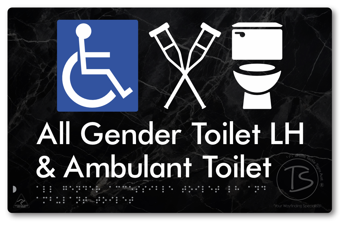 All Gender Accessible Toilet LH or RH & Ambulant Toilet