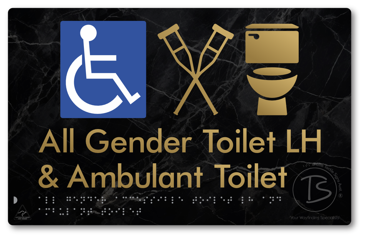 All Gender Accessible Toilet LH or RH & Ambulant Toilet