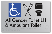 All Gender Accessible Toilet LH or RH & Ambulant Toilet