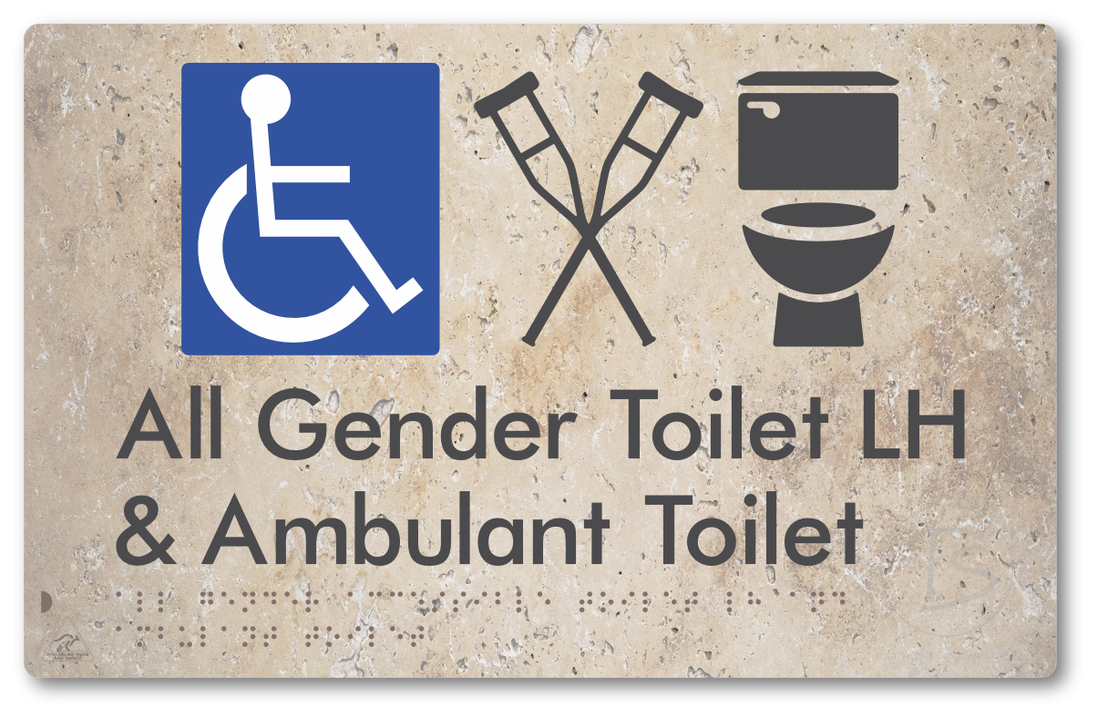 All Gender Accessible Toilet LH or RH & Ambulant Toilet