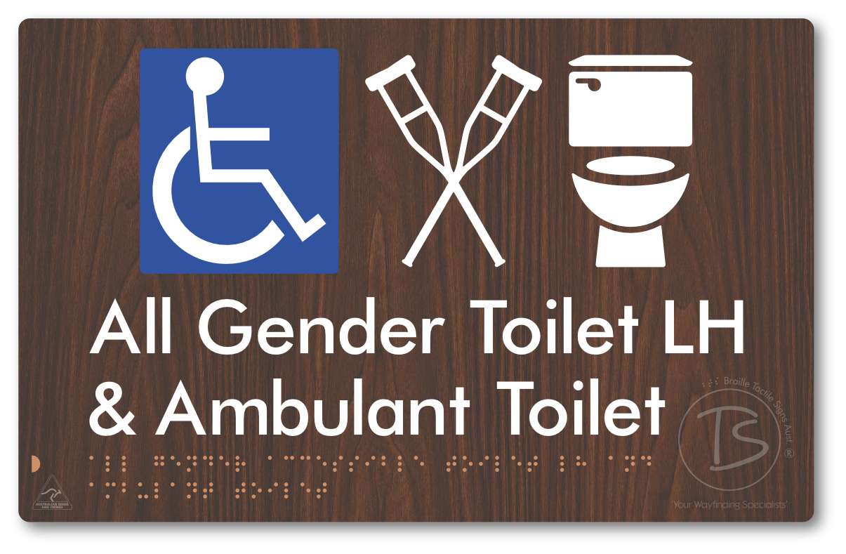 All Gender Accessible Toilet LH or RH & Ambulant Toilet