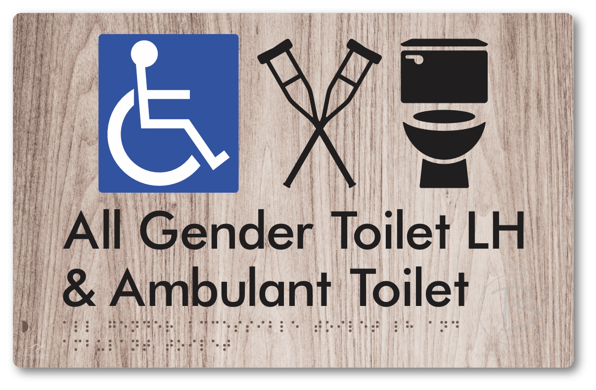 All Gender Accessible Toilet LH or RH & Ambulant Toilet