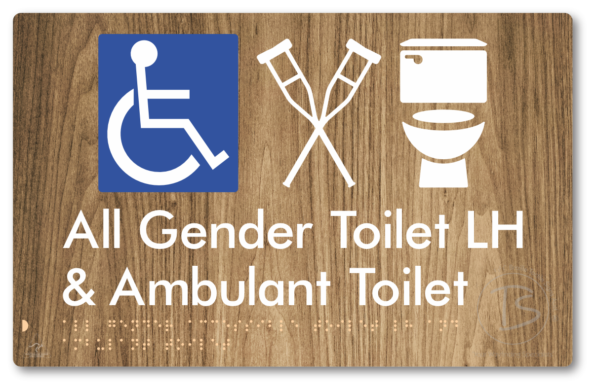 All Gender Accessible Toilet LH or RH & Ambulant Toilet